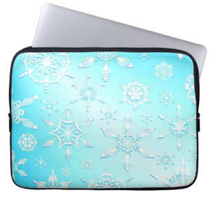Capa Para Notebook Padrão Crystal Snowflakes