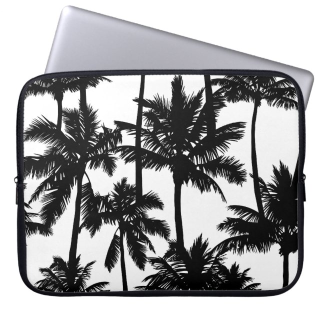 Capa Para Notebook Padrão da árvore Palm (Frente)