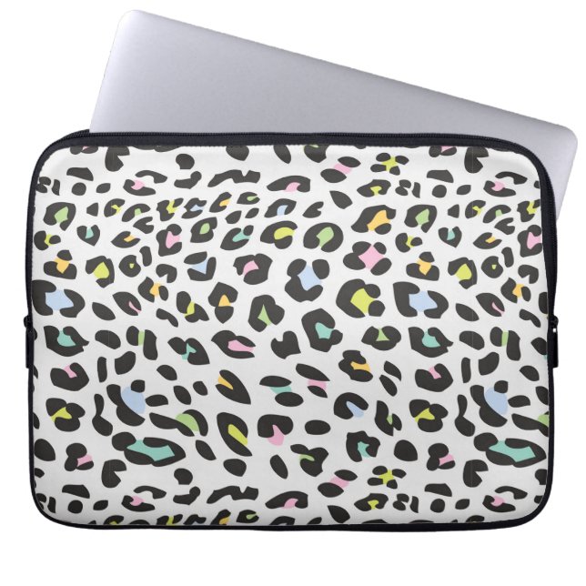 Capa Para Notebook Padrão da mancha-leopardo do Pastel (Frente)