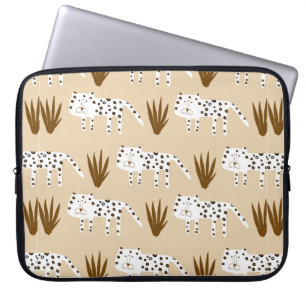 Capa Para Notebook Padrão da pele do leopardo
