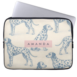 Capa Para Notebook Padrão Dalmatiano Encantador Caprichoso Personaliz