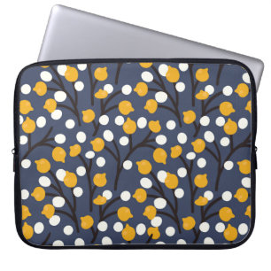 Capa Para Notebook padrão das abstrato flores e folhas