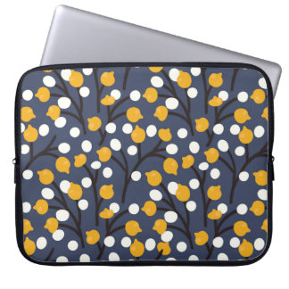 Capa Para Notebook padrão das abstrato flores e folhas