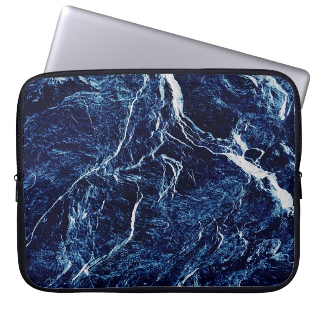 Capa Para Notebook Padrão de Abstrato azul (Frente)