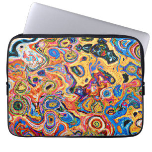 Capa Para Notebook Padrão de Abstrato dinâmica e vibrante