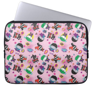 Capa Para Notebook Padrão de Ação de Chibi Super Villain