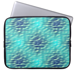 Capa Para Notebook Padrão de água de Piscina clara e escura