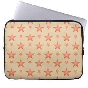 Capa Para Notebook Padrão de amido em laranja de gradiente de terraco