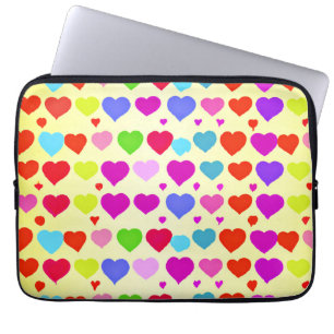 Capa Para Notebook Padrão de Amor Vibrante e Impressionante