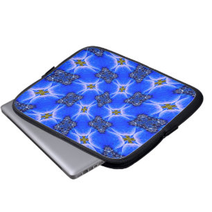 Capa Para Notebook Padrão de Anêmona do Jardim Azul