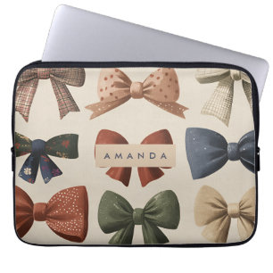 Capa Para Notebook Padrão de Arco de Imagem Personalizada do Monogram