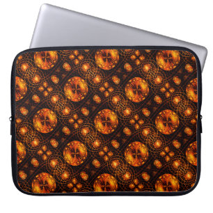 Capa Para Notebook Padrão de Arte Abstrata Boho Elegante Moderno Dour
