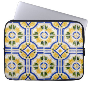 Capa Para Notebook Padrão de azulejo brilhante, Portugal