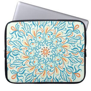 Capa Para Notebook Padrão de Azulejo cerâmico de abstrato