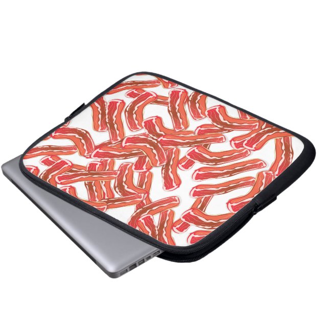 Capa Para Notebook Padrão de Bacon Crocante (Frente Inferior)