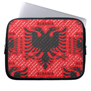 Capa Para Notebook Padrão de bandeira albanês 2