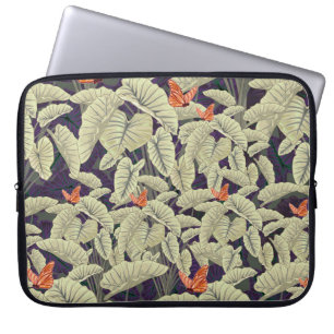 Capa Para Notebook Padrão de borboleta de superfície desenhado arte,a