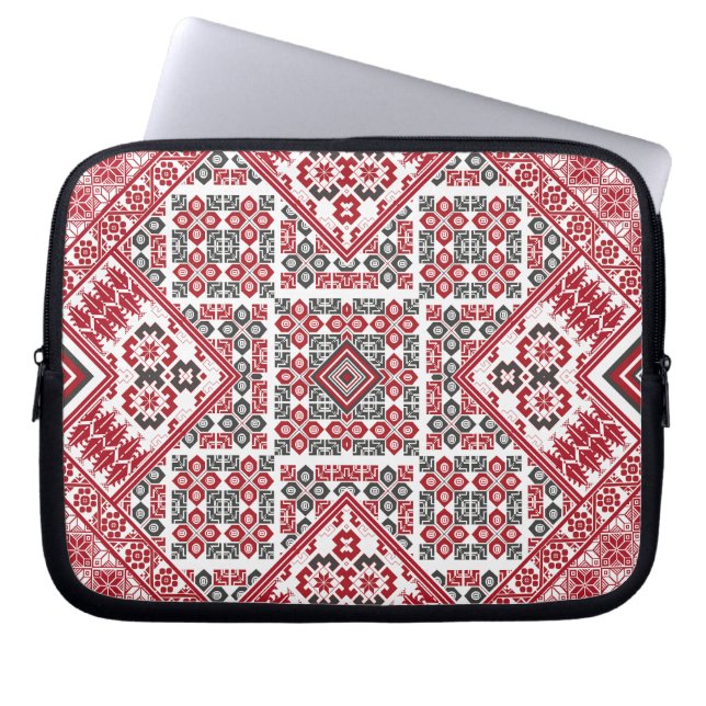 Capa Para Notebook Padrão de bordado palestino 2  (Frente)