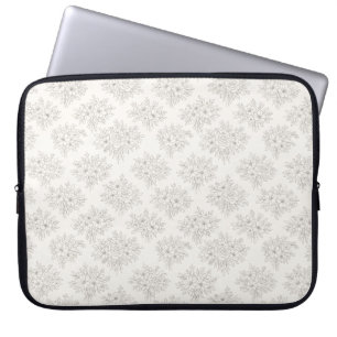 Capa Para Notebook Padrão de Buquê de Linha Botânica