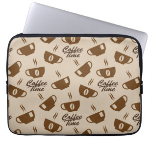 Capa Para Notebook Padrão de café