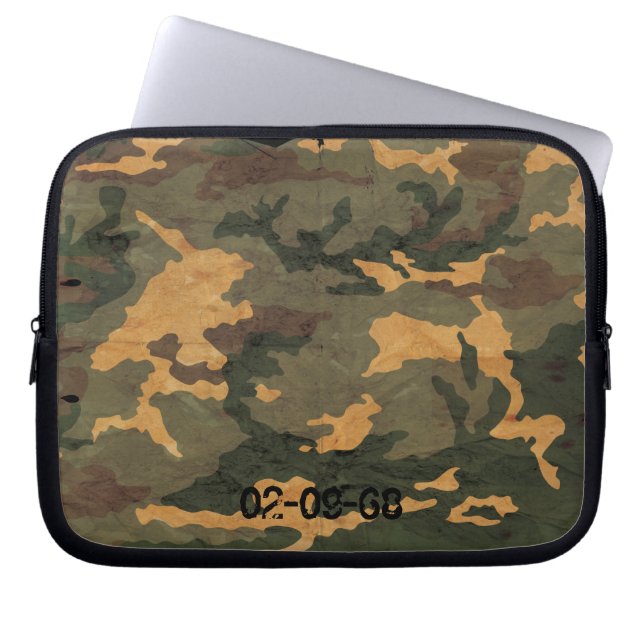 Capa Para Notebook Padrão de Camuflagem (Frente)