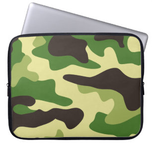 Capa Para Notebook Padrão de camuflagem de Khaki