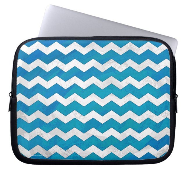Capa Para Notebook Padrão de Cevon Azul do Oceano (Frente)
