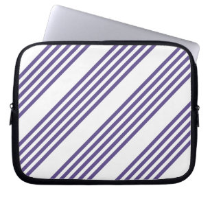 Capa Para Notebook Padrão de cinco faixas ultravioleta e branca