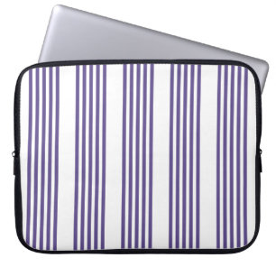 Capa Para Notebook Padrão de cinco faixas ultravioleta e branca