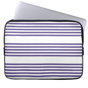 Capa Para Notebook Padrão de cinco faixas ultravioleta e branca