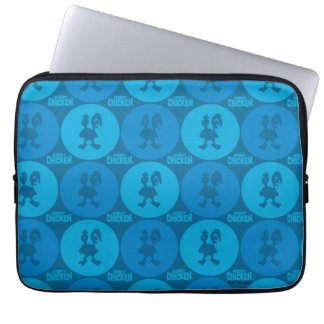 Capa Para Notebook Padrão de Círculo de Galinha Robô