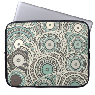 Capa Para Notebook Padrão de colcha de retalhos. Vintage decoration