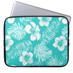 Capa Para Notebook Padrão de colheita sem costura com folhas tropicai