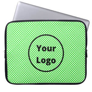 Capa Para Notebook Padrão de conselho do verificador verde e branco