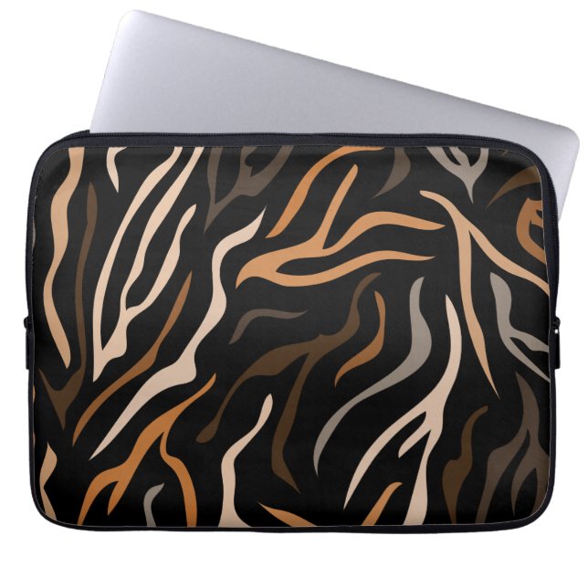 Capa Para Notebook Padrão de cor do Tiger (Frente)