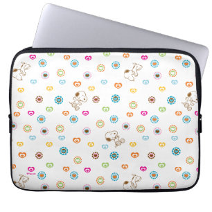Capa Para Notebook Padrão de Corações Coloridos Esnoopy