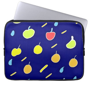 Capa Para Notebook Padrão de Cores Neon Tropicais do Fruta