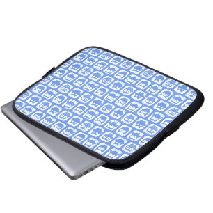 Capa Para Notebook Padrão de Coruja Azul