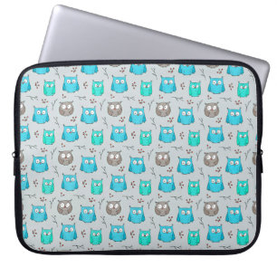 Capa Para Notebook Padrão de coruja sem repetição