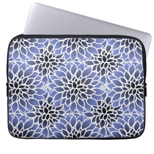 Capa Para Notebook Padrão de Dahlia Azul
