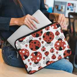 Capa Para Notebook Padrão De Damybugs, Damybugs Grafos, Damybugs Verm
