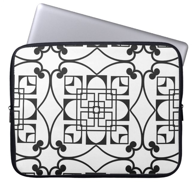 Capa Para Notebook Padrão de Deco de Arte Invisível. Bba minimalístic (Frente)