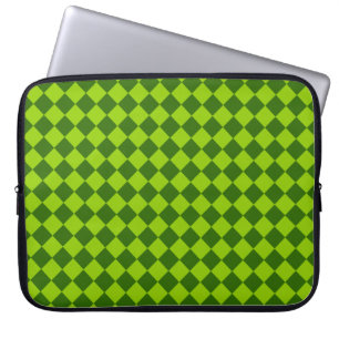 Capa Para Notebook Padrão de Diamante da Combinação Verde por STay