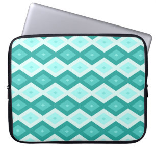 Capa Para Notebook Padrão de diamante de turquesa
