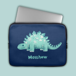 Capa Para Notebook Padrão de Dinossauro Estegossauro