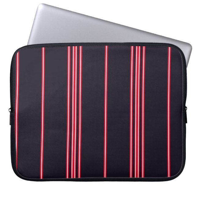 Capa Para Notebook Padrão de distribuição com verti marinho azul, bra (Frente)