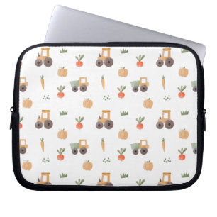 Capa Para Notebook Padrão de Diversão de Aquarela do Jardim fazenda