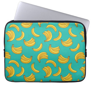 Capa Para Notebook Padrão de diversão de Fruta de Banana
