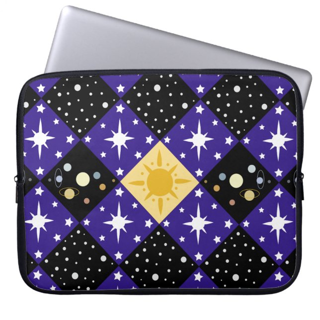Capa Para Notebook Padrão de espaço (Frente)