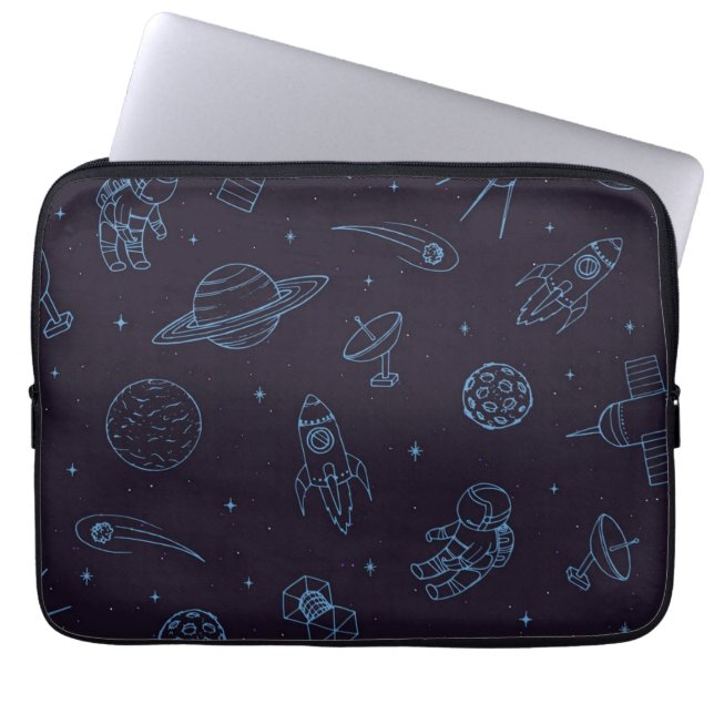 Capa Para Notebook Padrão de espaço (Frente)